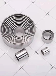 11pc S/Steel Round Cutter Set