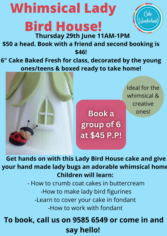 Whimsical Lady Bird House! - 29th June 2023