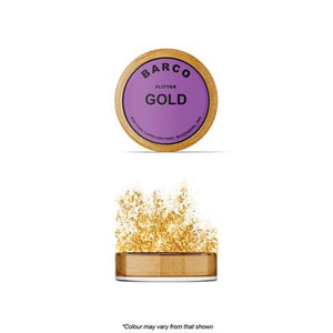 BARCO | FLITTER GLITTER | GOLD | NON TOXIC | 10ML