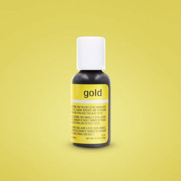 Gold Liqua-Gel Food Coloring 20ml