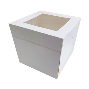 14X14X12 INCH CAKE BOX | TOP WINDOW | PE COATED