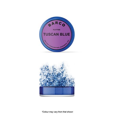 BARCO | FLITTER GLITTER | TUSCAN BLUE | NON TOXIC | 10ML