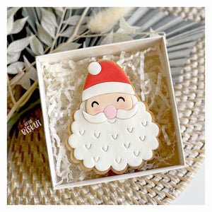 Custom Cookie Cutters - Santa Stamp and Cutter Set (Little Biskut)